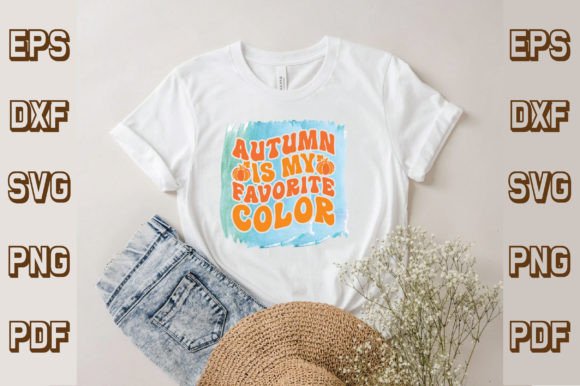 Autumn is My Favorite Color Svg, Retro Graphics