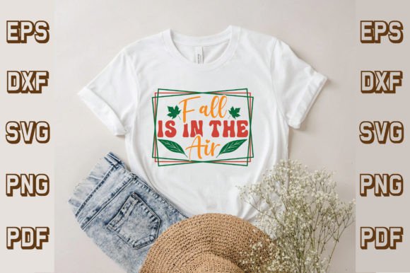Fall is in the Air SVG: Retro Graphics for T-Shirt Designs