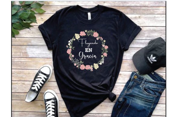 Fluyenda EN Gracia: Graphics for T-Shirt Designs