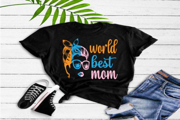 Graphics for T-Shirt Designs: World Best Mom SVG