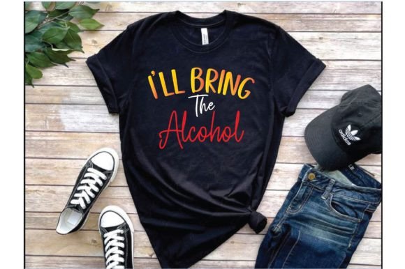 Review: I’ll Bring the Alcohol T-Shirt Design for Embroidery