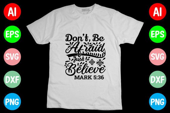 Reviewing Don’t Be Afraid Just Believe SVG Design