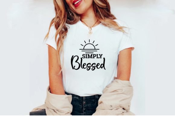 Simply Blessed T-shirt Design Graphics Review